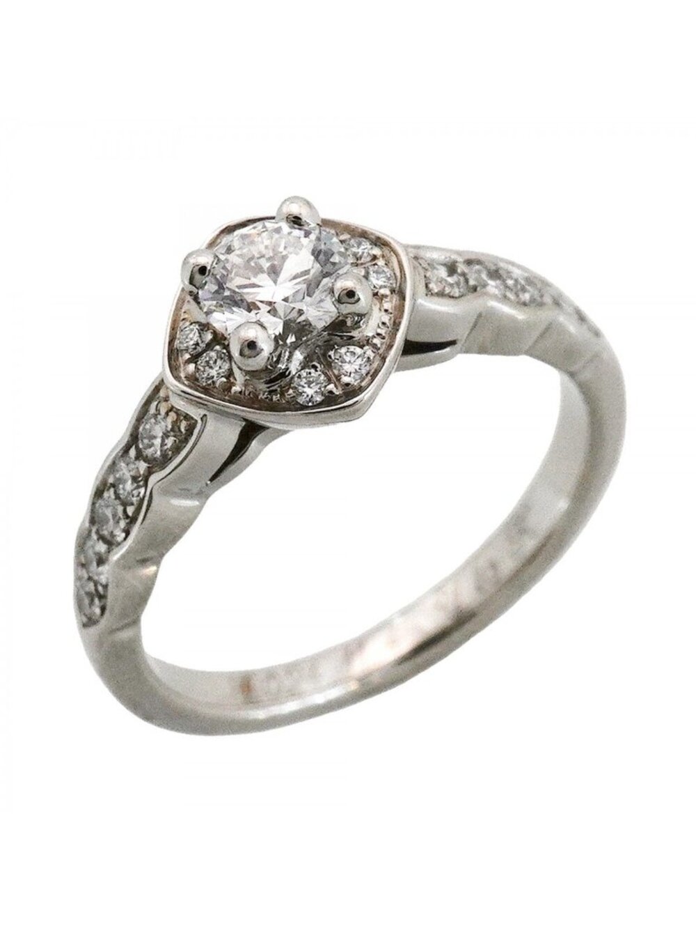 Chanel Ring Coco Crush Engagement Platinum Diamond
